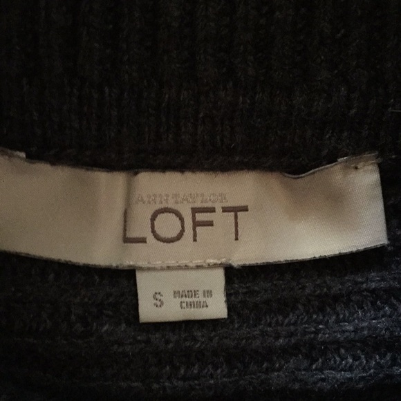 Loft Ribbed Mock Neck Sweater - Picture 7 of 11
